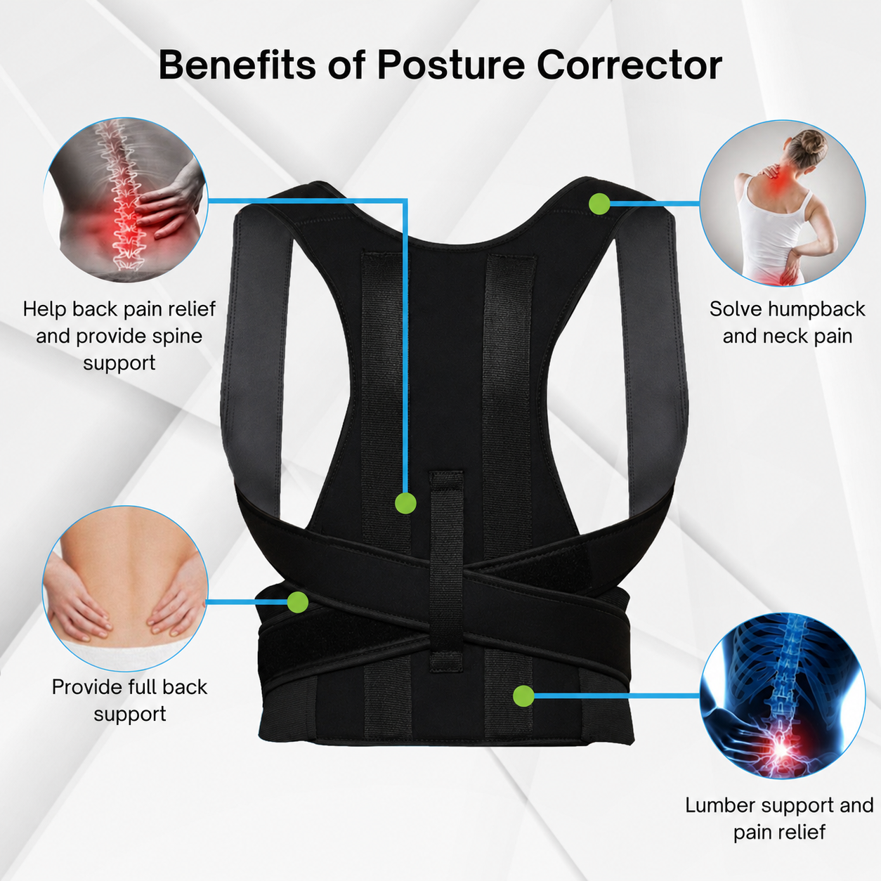 Magnetic Back Brace Posture Corrector