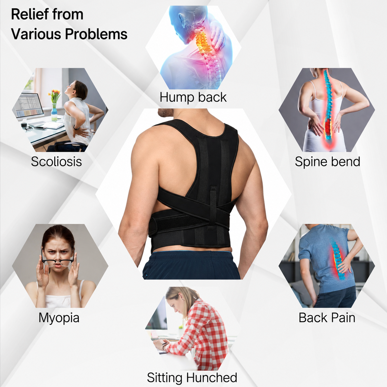Magnetic Back Brace Posture Corrector